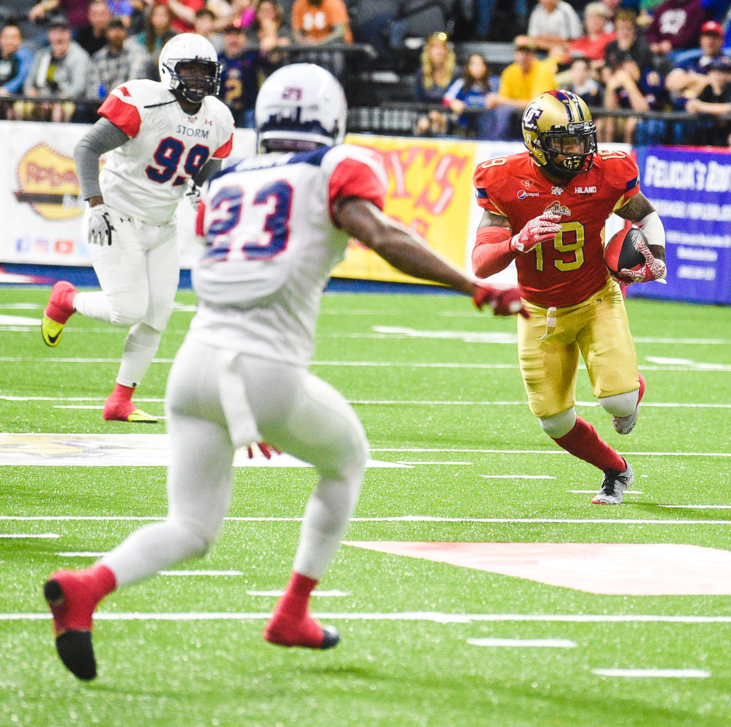Sioux Falls Storm at the Quad City Steamwheelers